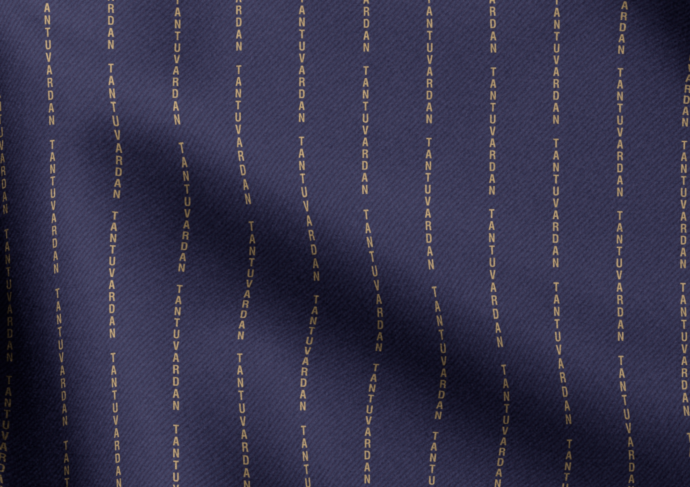 Poly Viscose Navy Blue