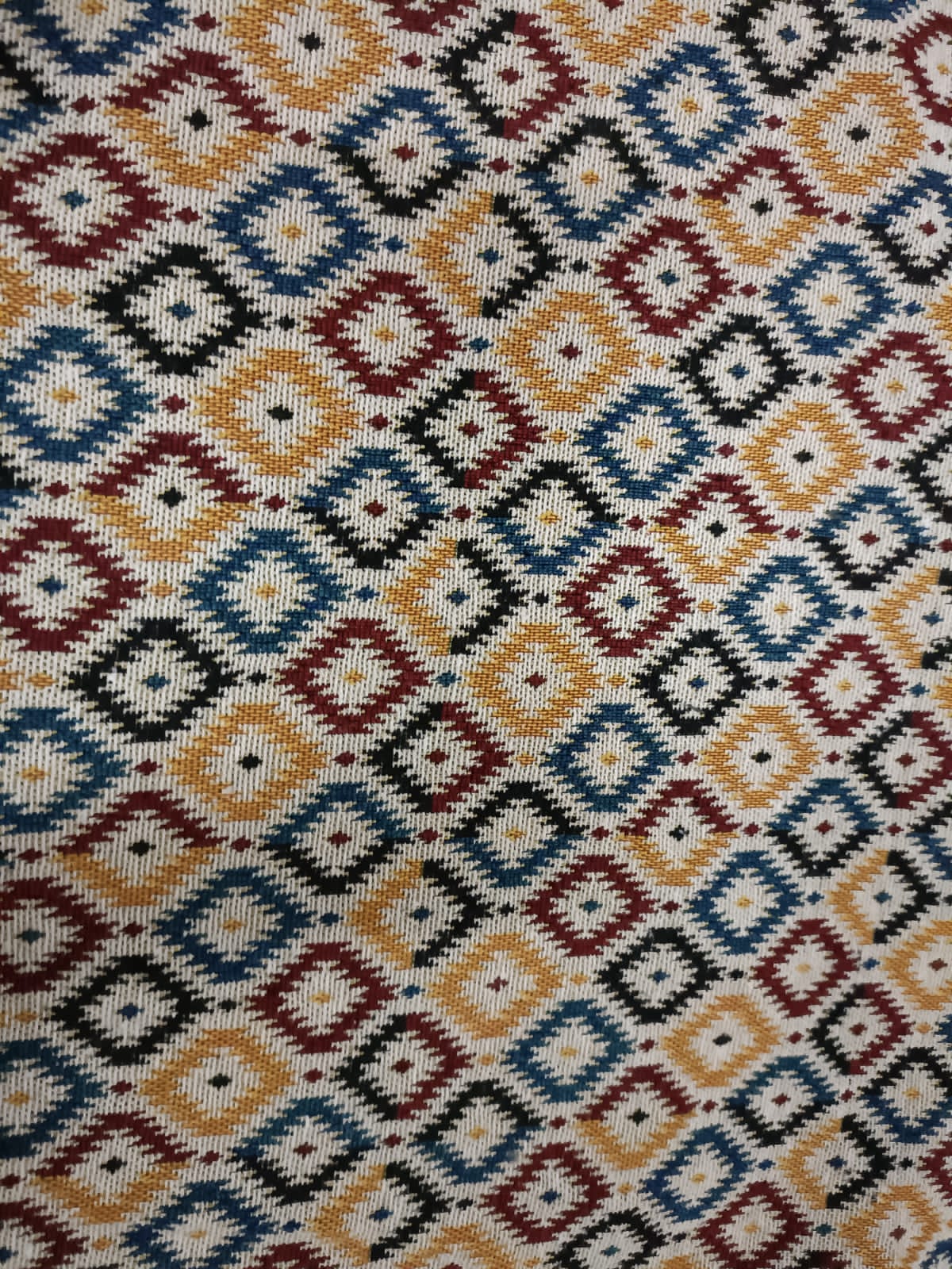 Poly cotton jacquard fabric in multicolor ANPCT604