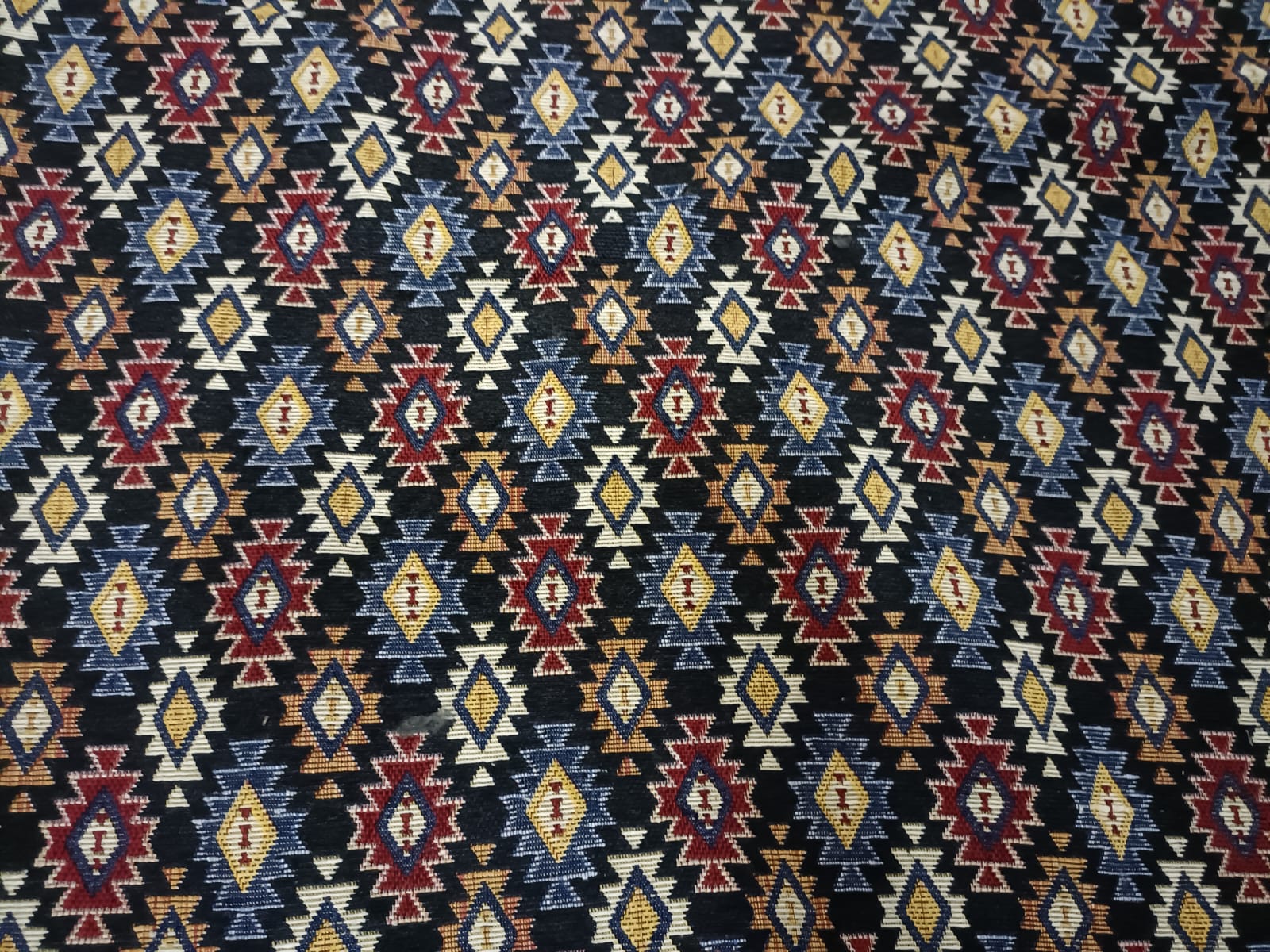 Poly cotton jacquard fabric in multicolor ANPCT607
