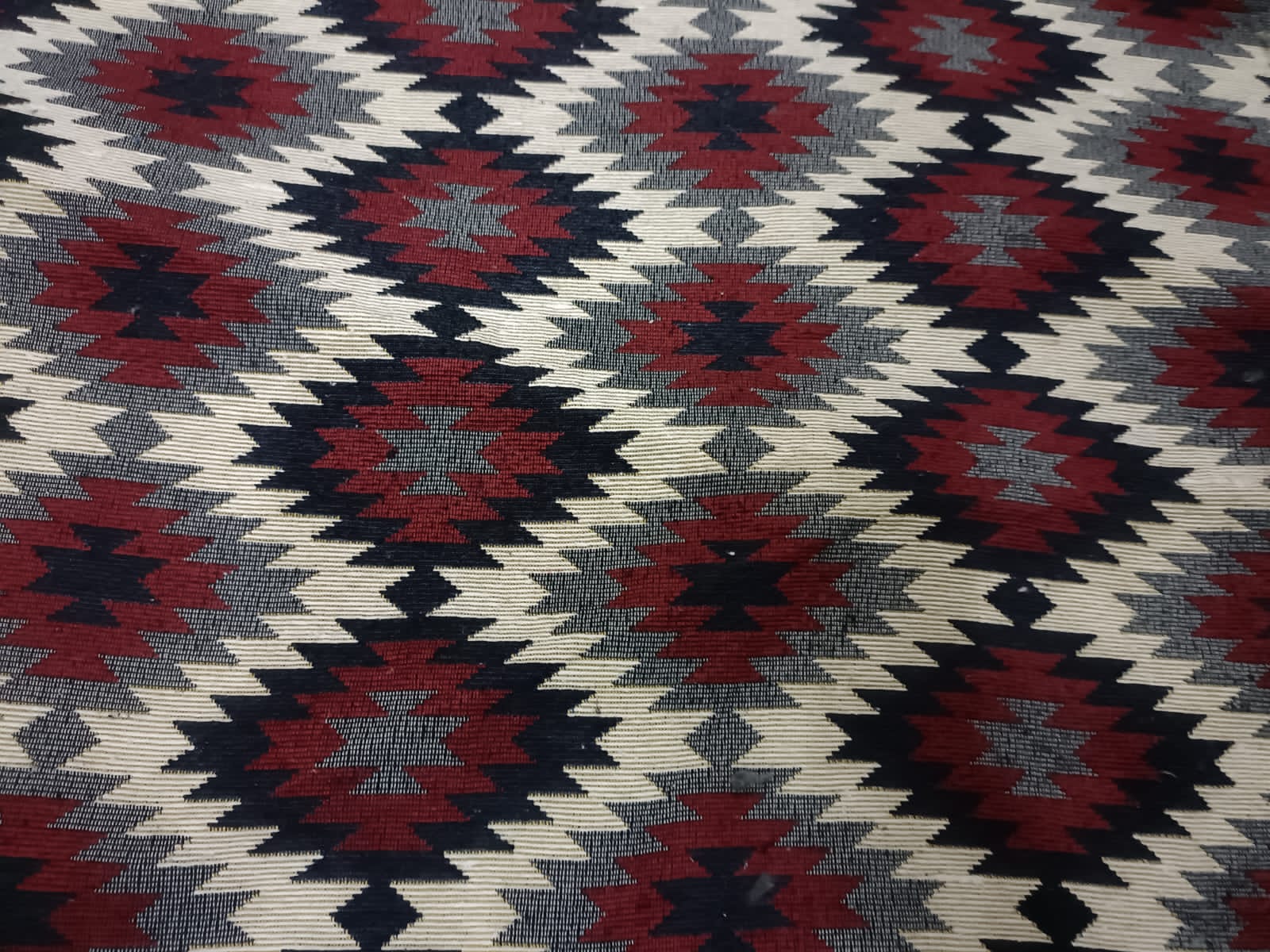 Poly cotton jacquard fabric in multicolor ANPCT610