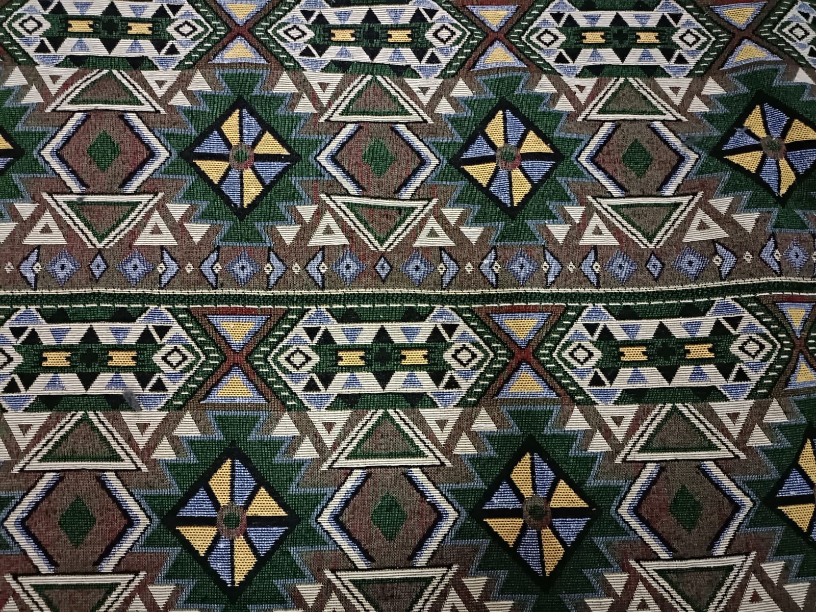 Poly cotton jacquard fabric in multicolor ANPCT611