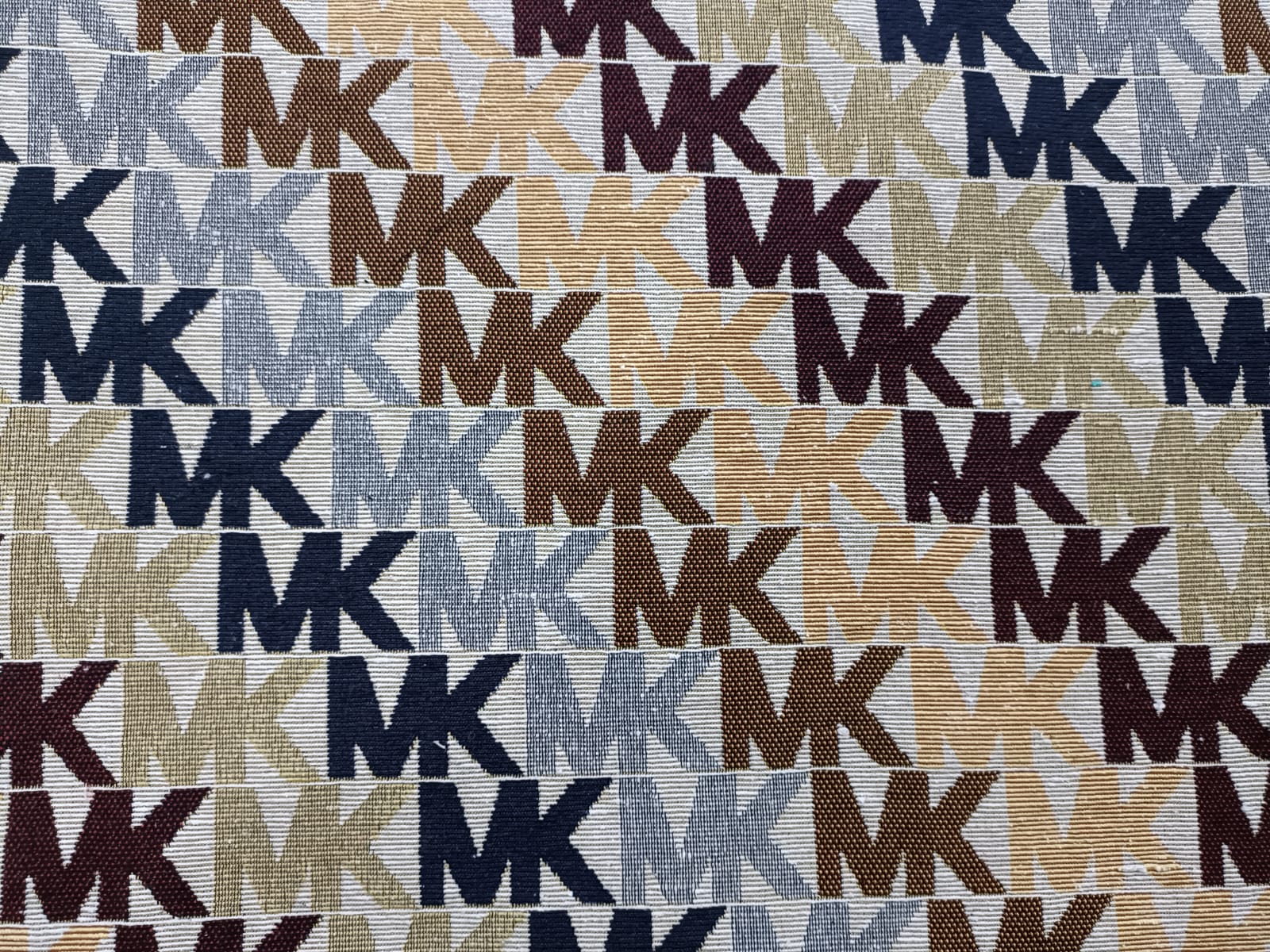 Poly cotton jacquard fabric in multicolor ANPCT621