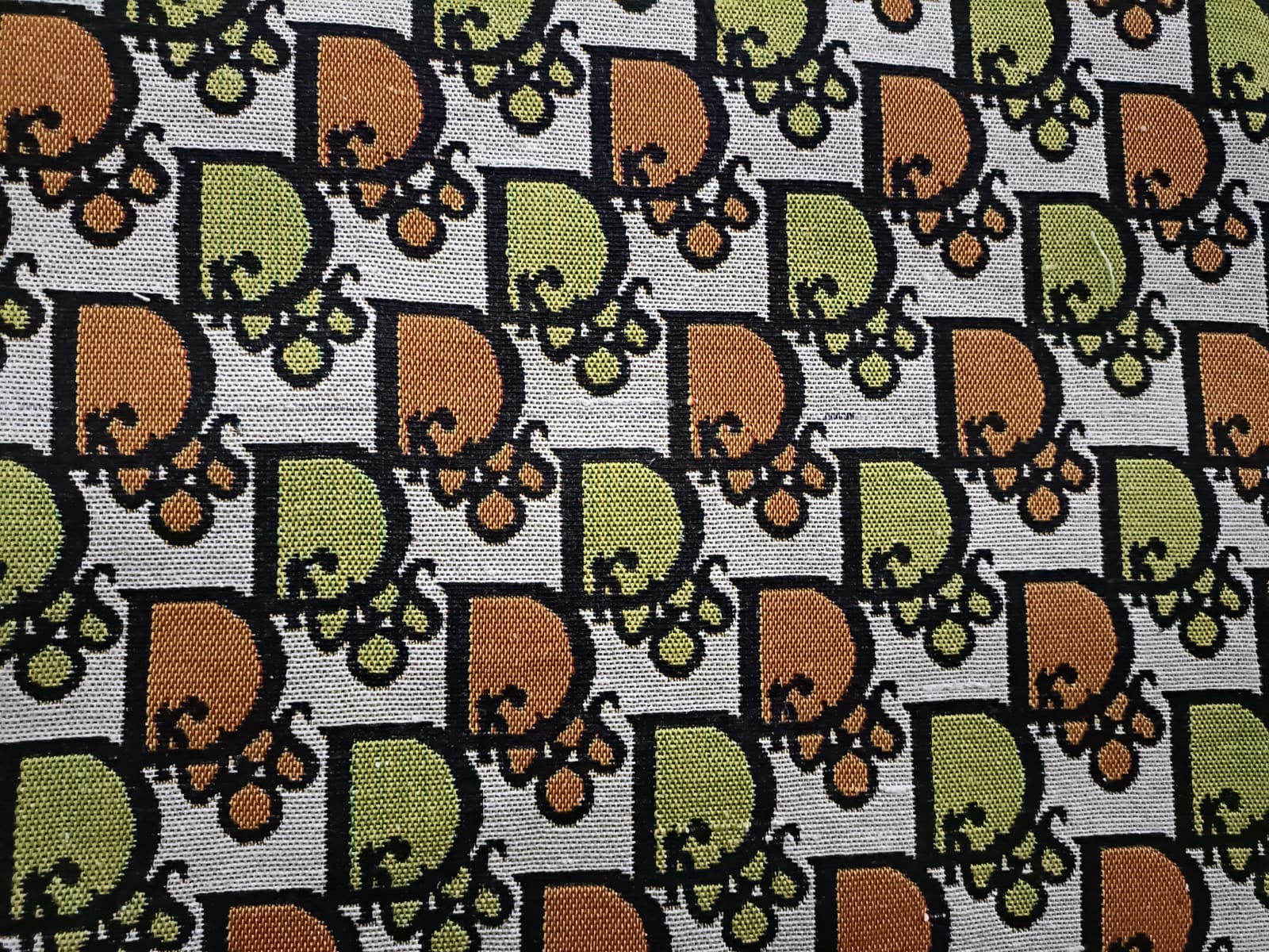 Poly cotton jacquard fabric in multicolor ANPCT627