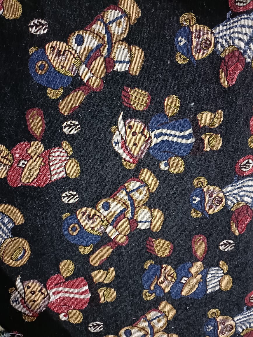 Poly cotton jacquard fabric in multicolor ANPCT658