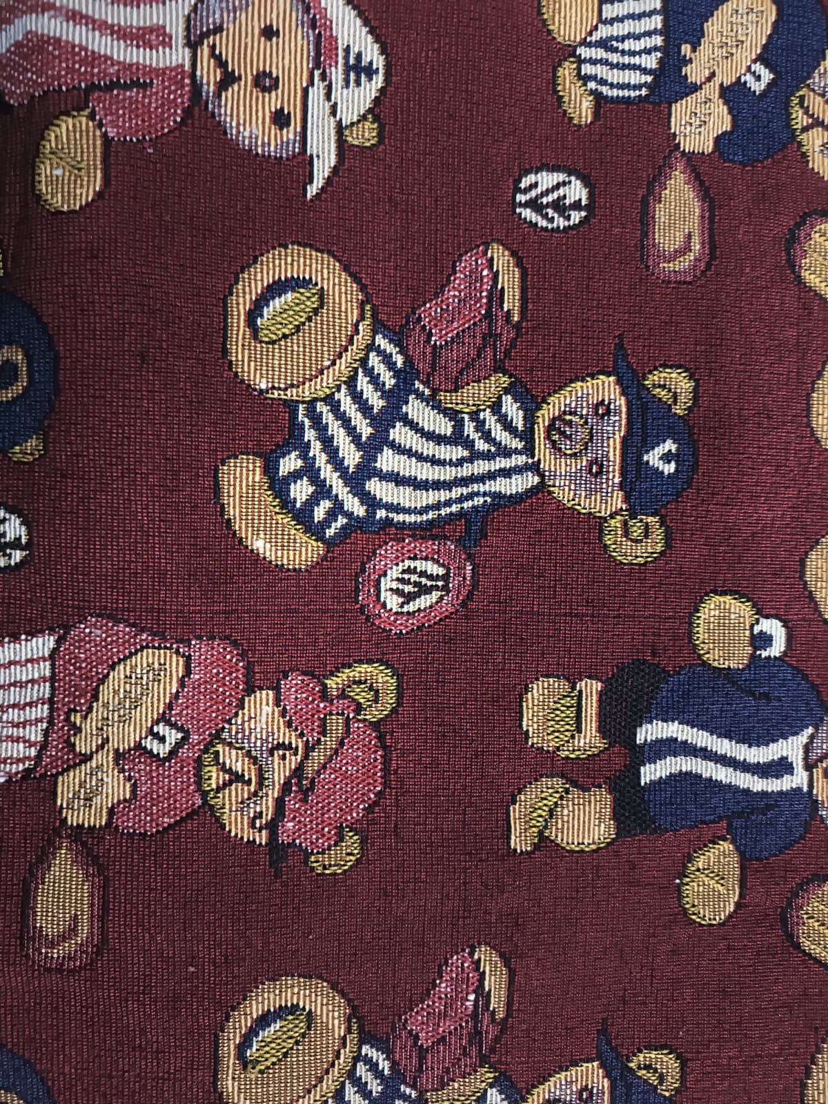 Poly cotton jacquard fabric in multicolor ANPCT671