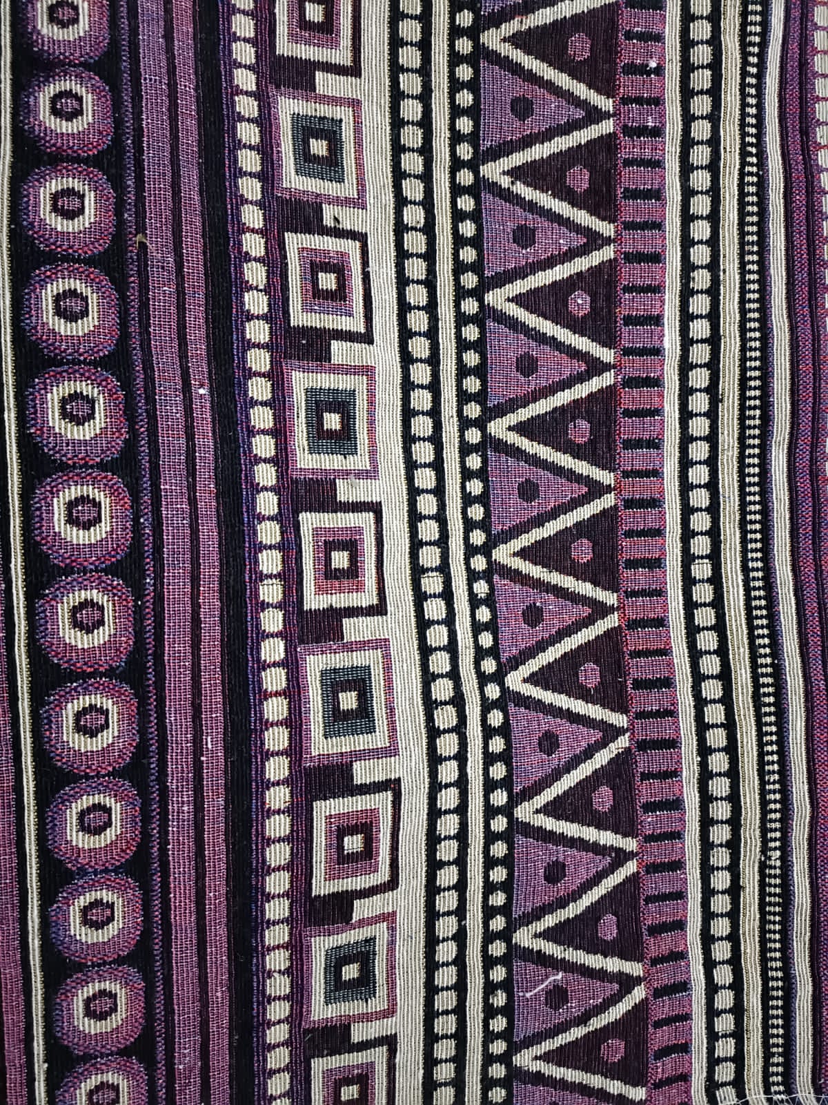 Poly cotton jacquard fabric in multicolor ANPCT683
