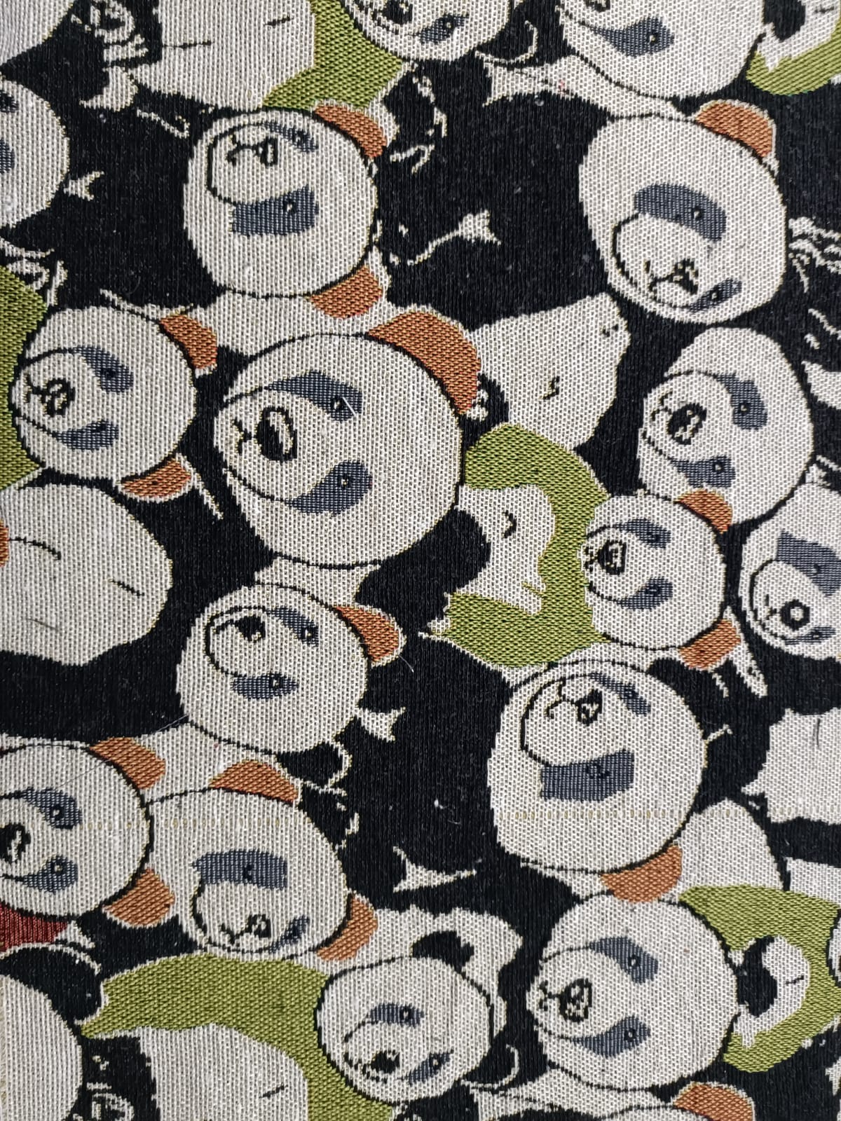 Poly cotton jacquard fabric in multicolor ANPCT697