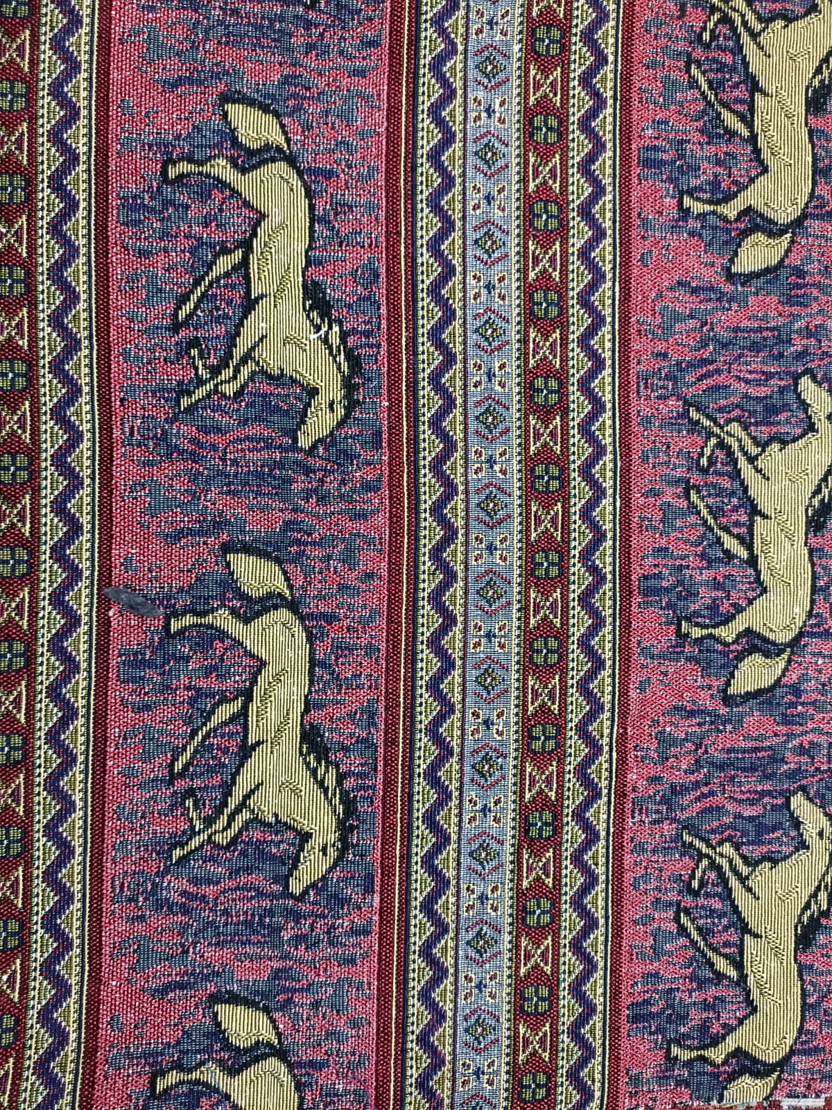 Poly cotton jacquard fabric in multicolor ANPCT714