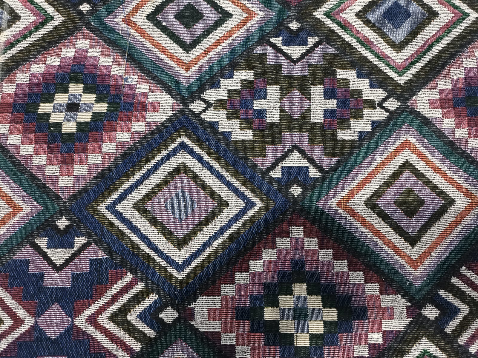 Poly cotton jacquard fabric in multicolor ANPCT715