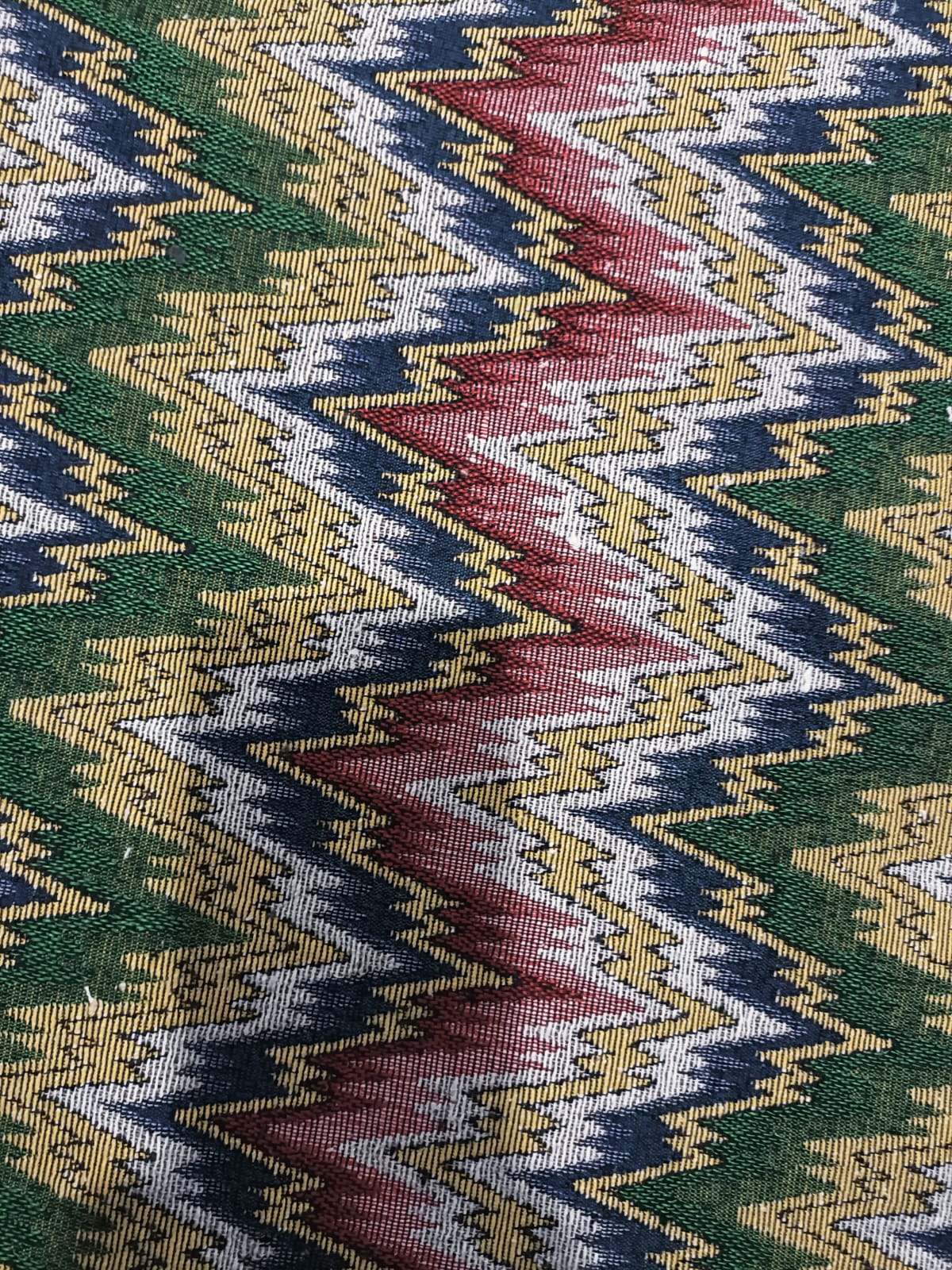 Poly cotton jacquard fabric in multicolor ANPCT718