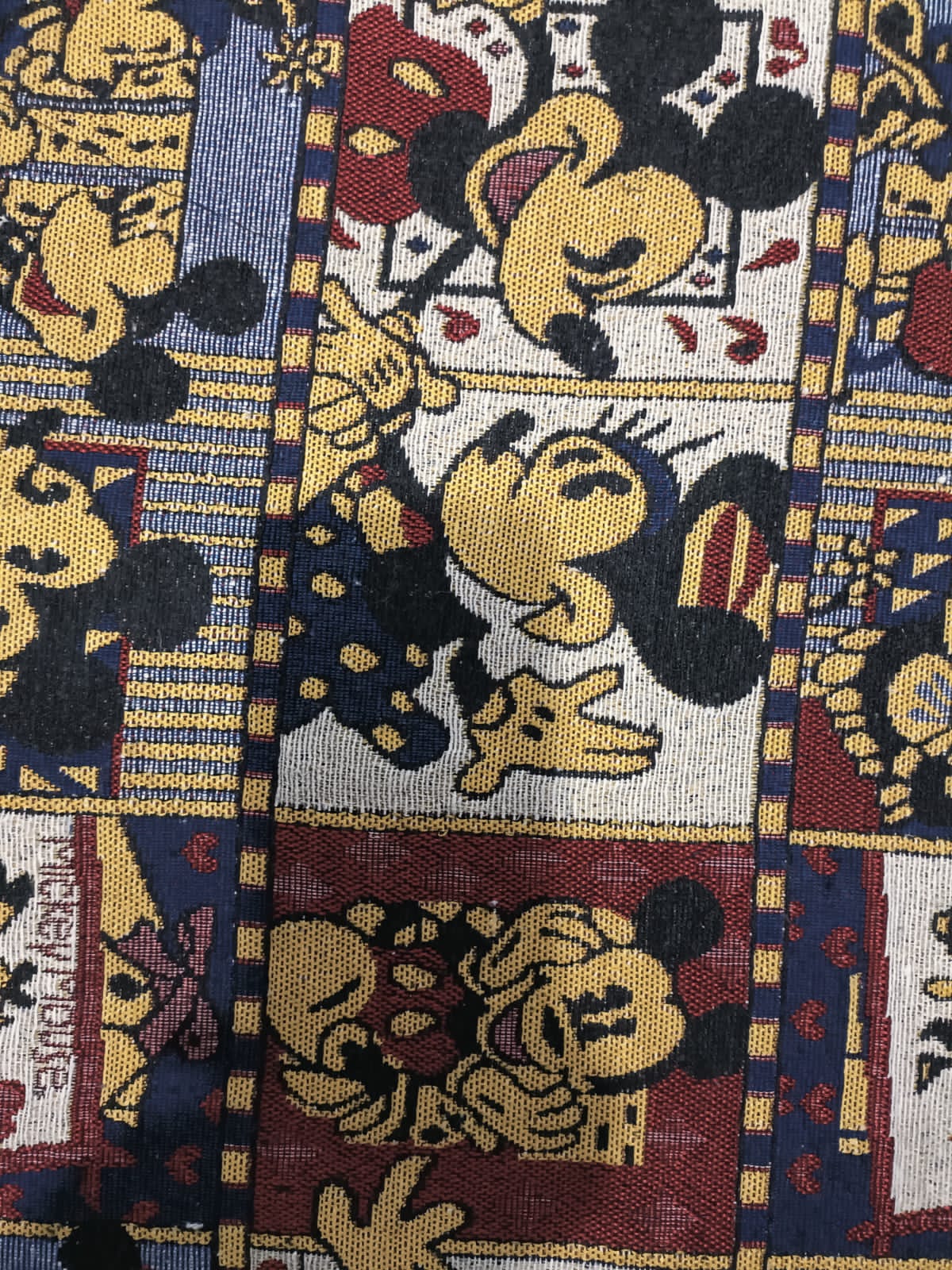 Poly cotton jacquard fabric in multicolor ANPCT723
