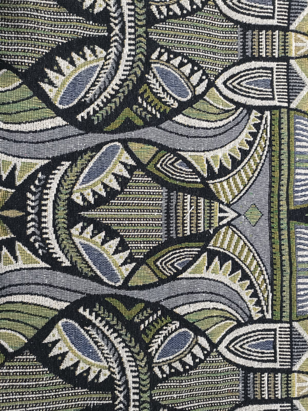 Poly cotton jacquard fabric in multicolor ANPCT724