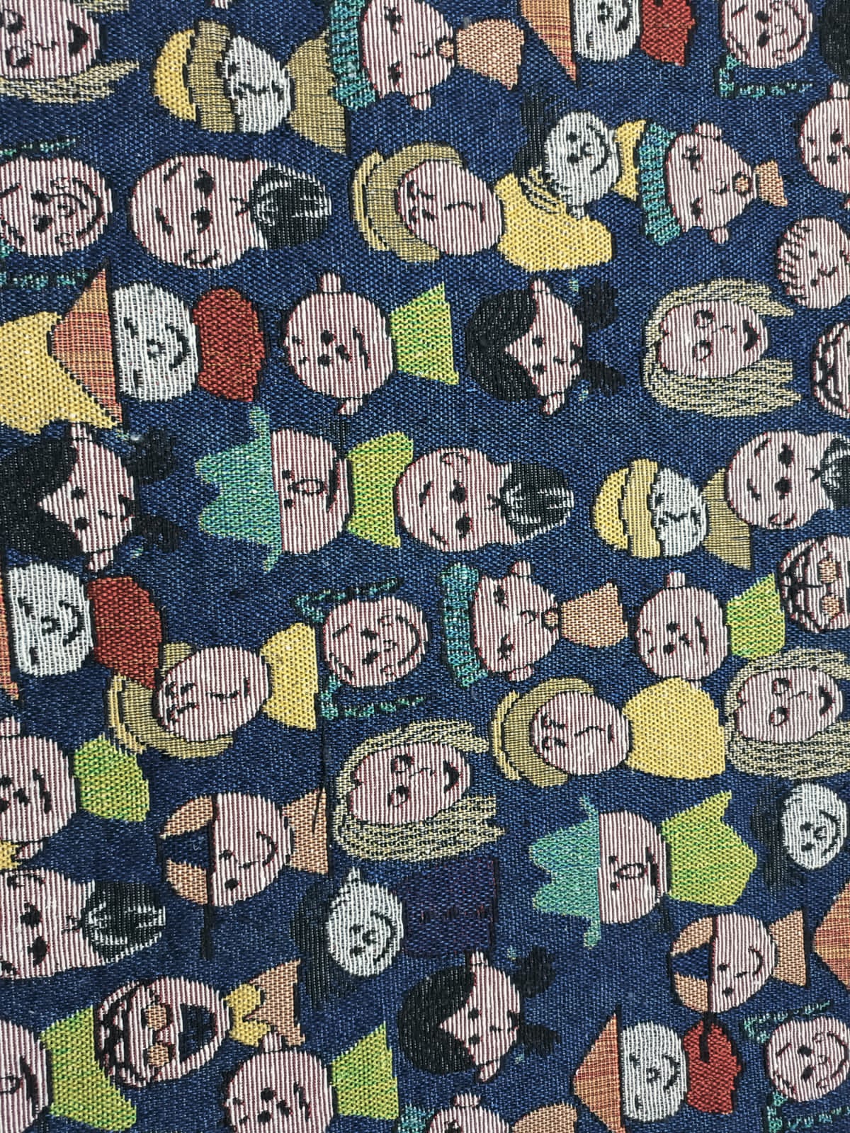 Poly cotton jacquard fabric in multicolor ANPCT726