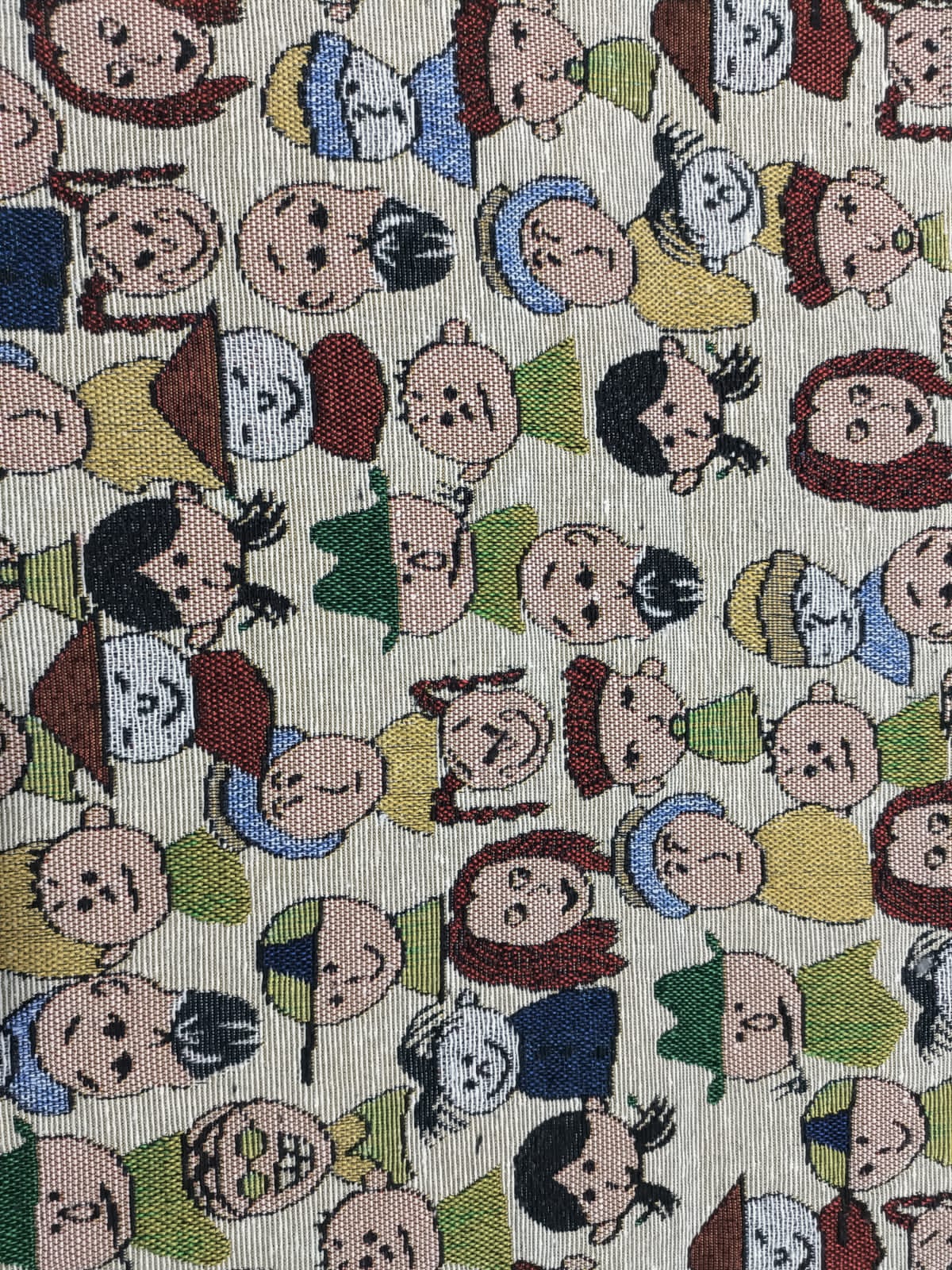 Poly cotton jacquard fabric in multicolor ANPCT728