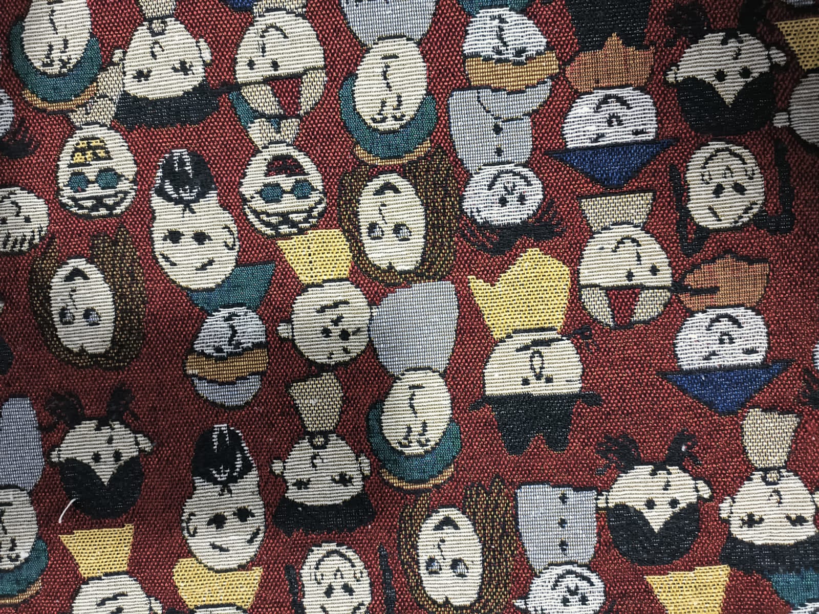 Poly cotton jacquard fabric in multicolor ANPCT730