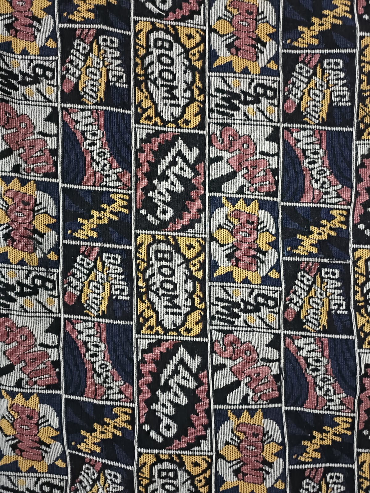 Poly cotton jacquard fabric in multicolor ANPCT746