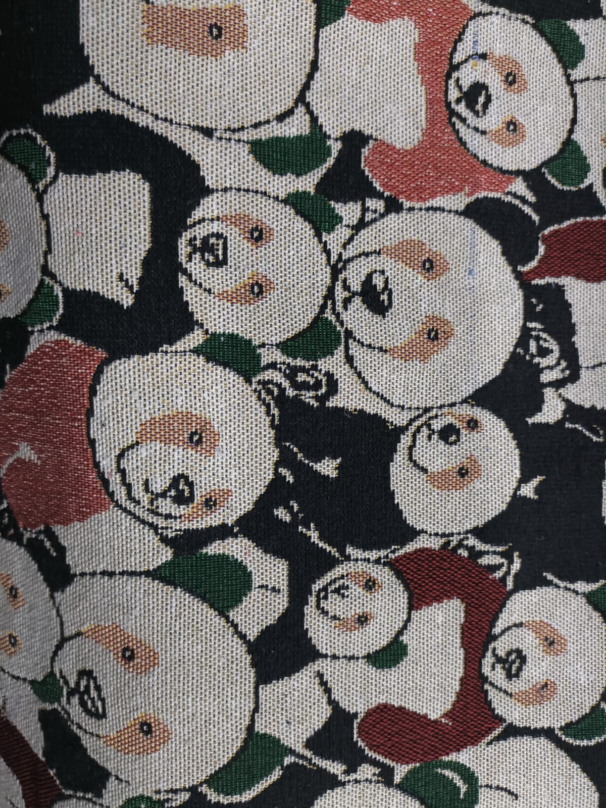 Poly cotton jacquard fabric in multicolor ANPCT754